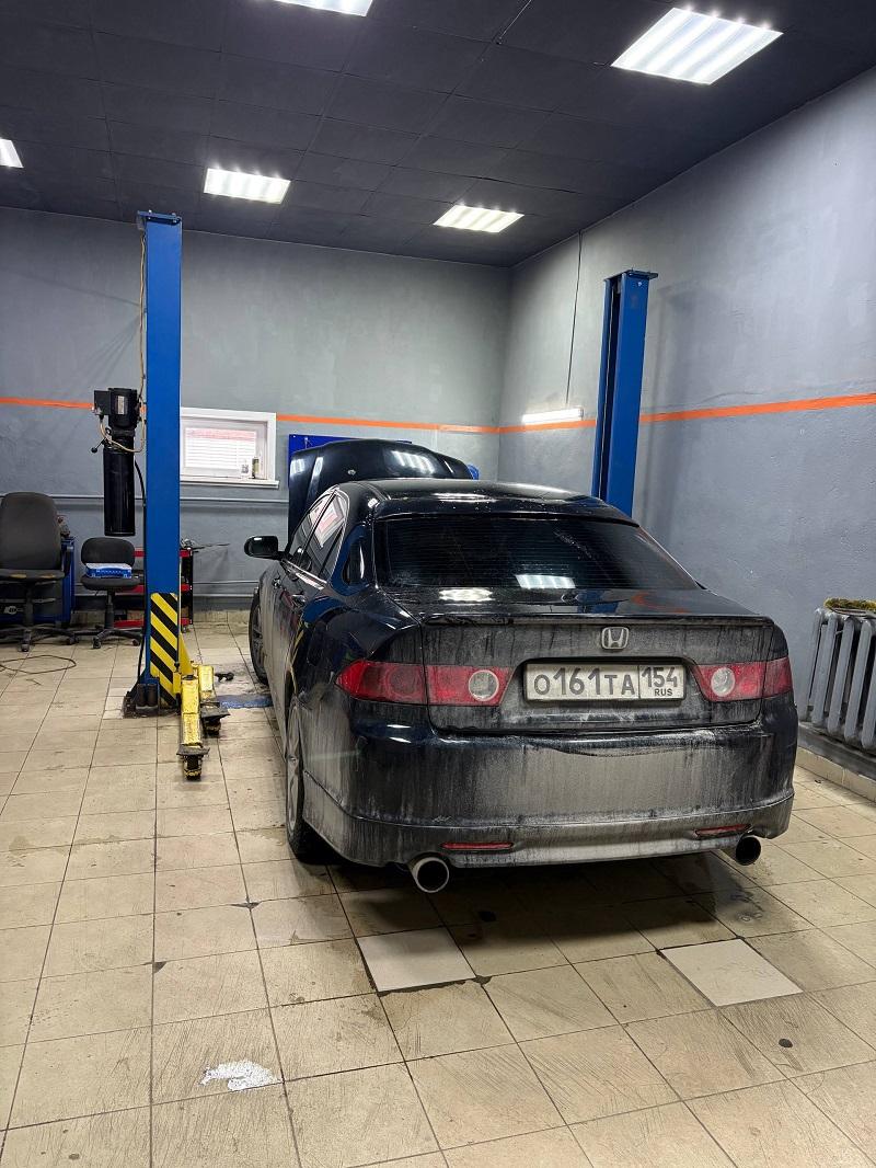 Заменили приводной ремень Honda Accord, 2007 год Рестайлинг цвет черный